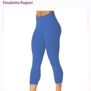 Elisabetta Rogiani Blue Capris yoga leggings